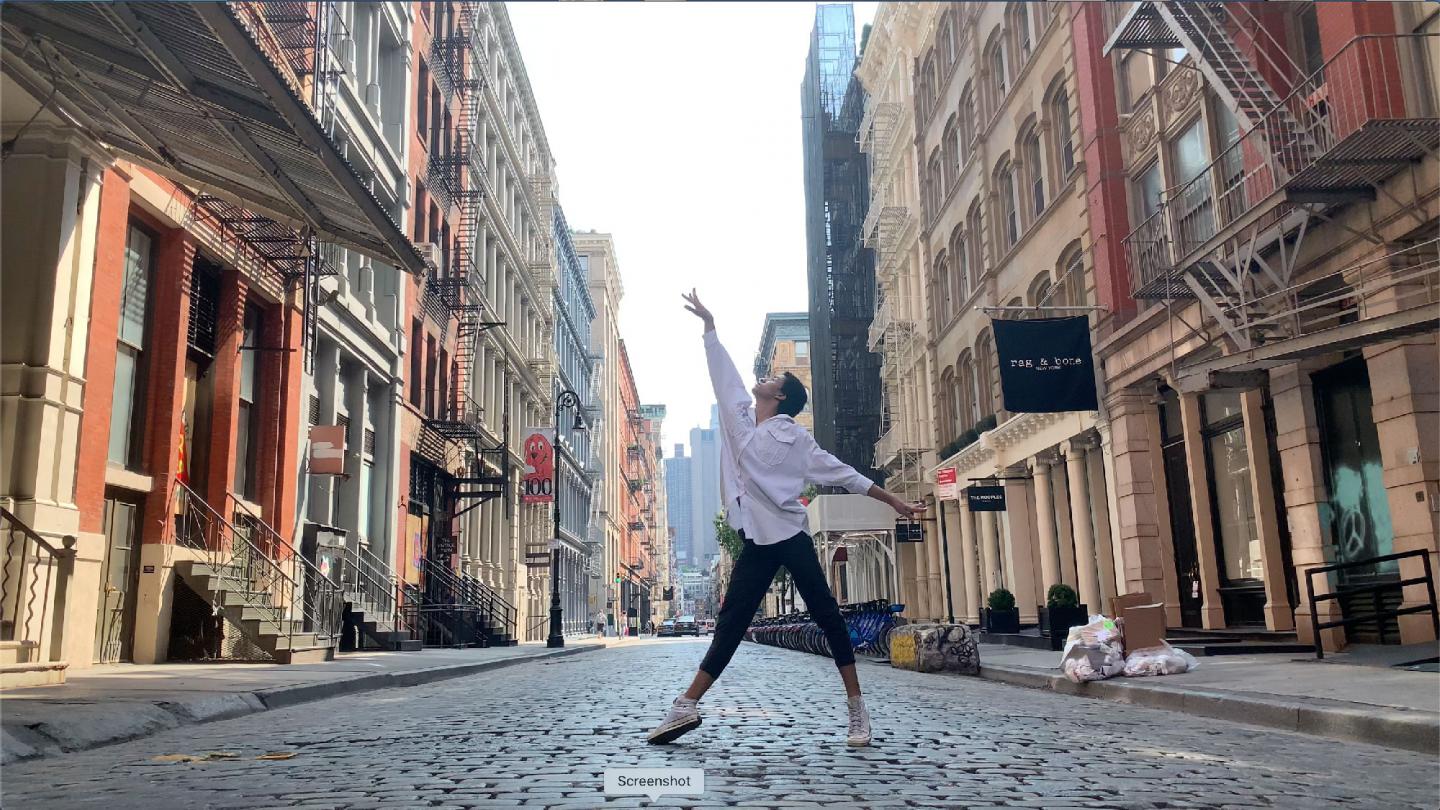 Melvin Lawovi in A Lonely Summer's Day, American Ballet Theatre