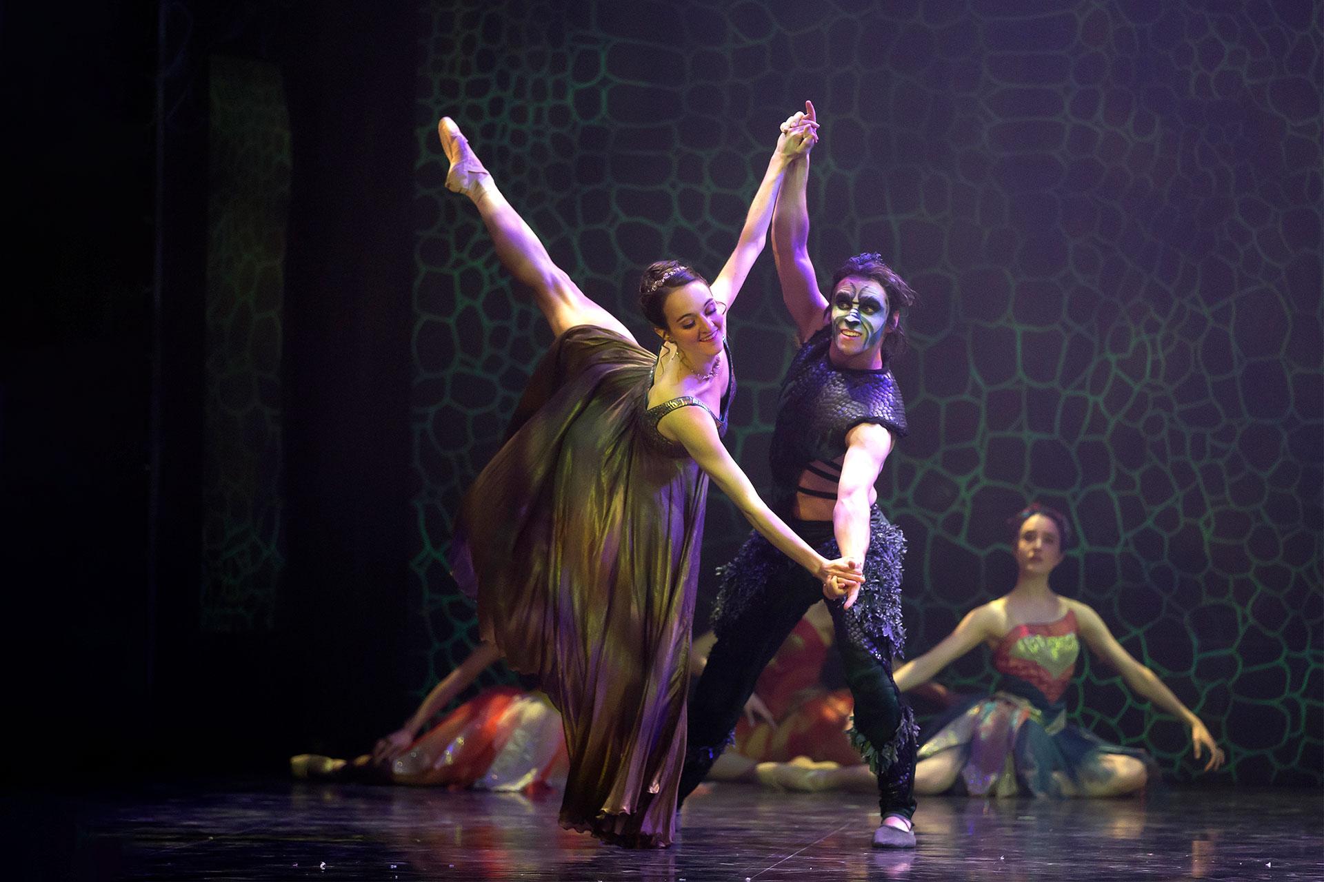 Falling in love, Beauty and Beast dance together