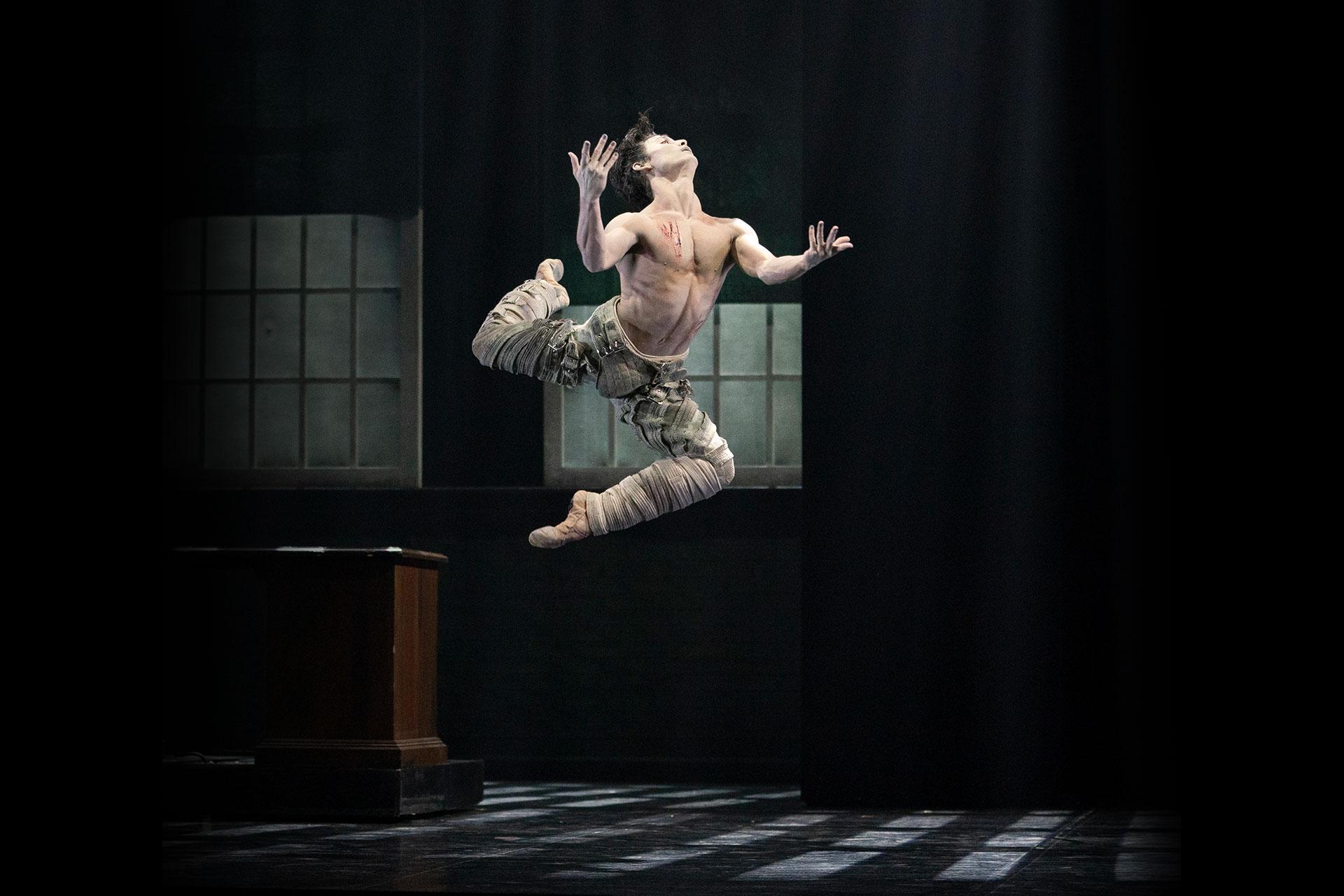 Renfield leaps and battles his demons