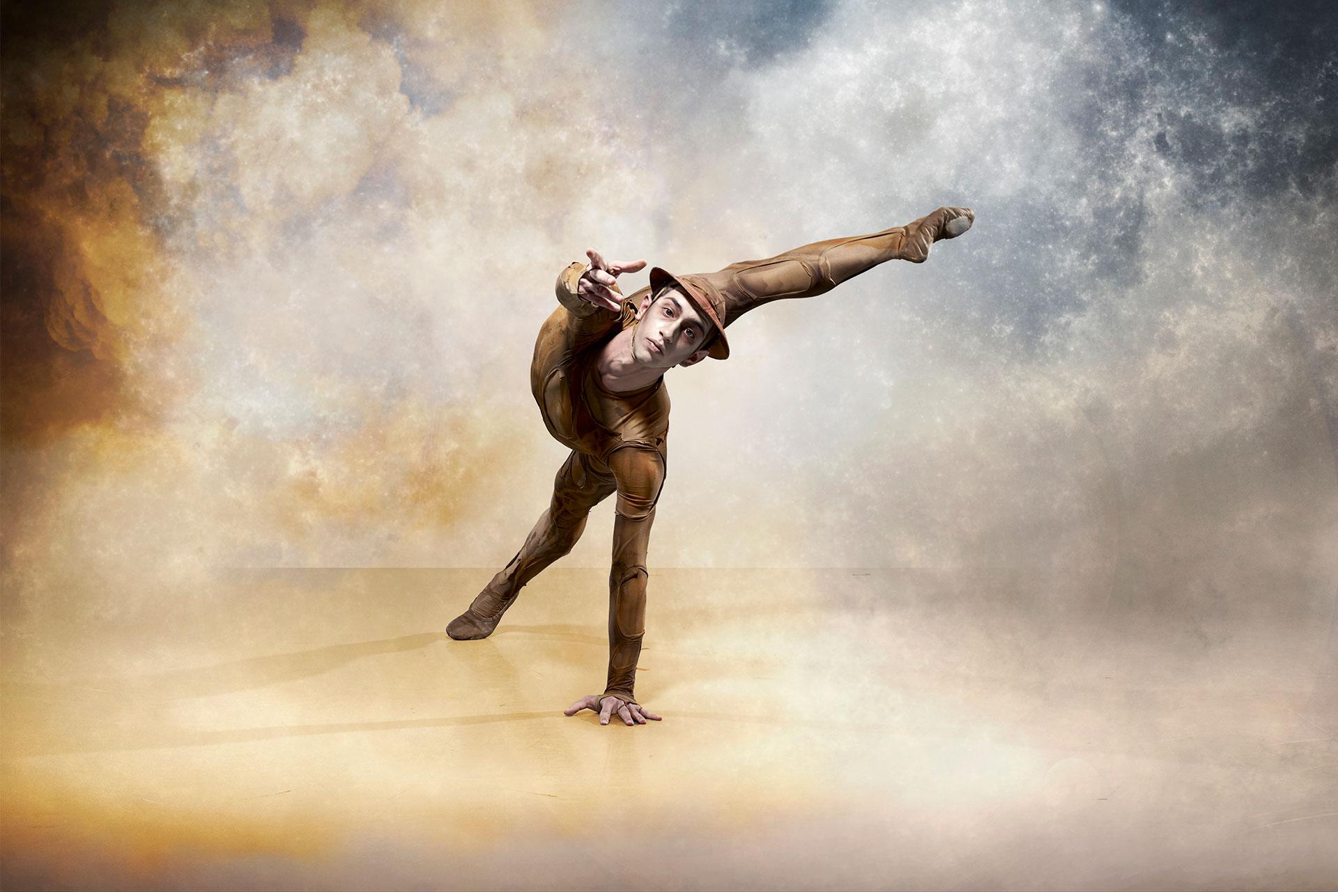 Northern Ballet dancers dressed in costume from Gloria for the poster of our MacMillan programme. Photo Guy Farrow