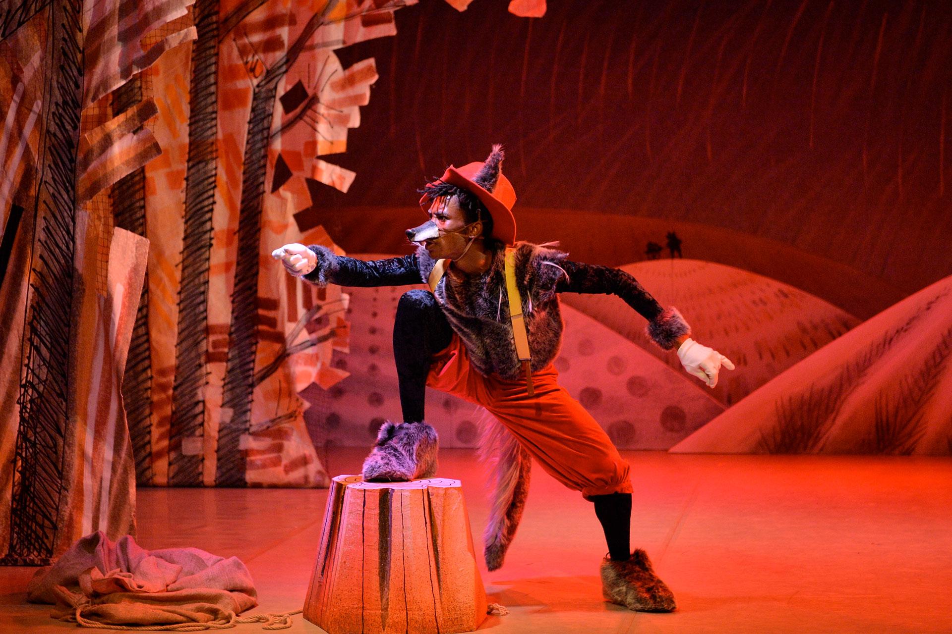 The Wolf stalks through the woods and fields