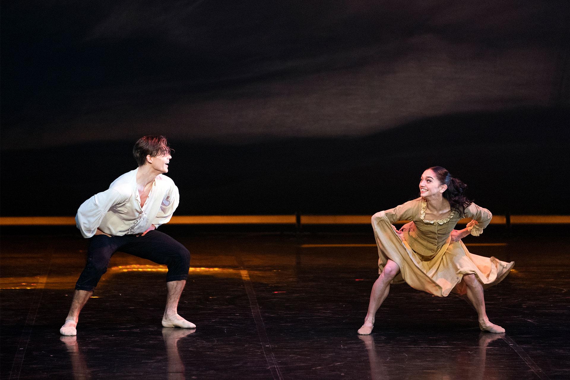 Harris Beattie and Rachael Gillespie perform Wuthering Heights at Northern Ballet's 50th Anniversary Celebration Gala. Photo Emma Kauldhar