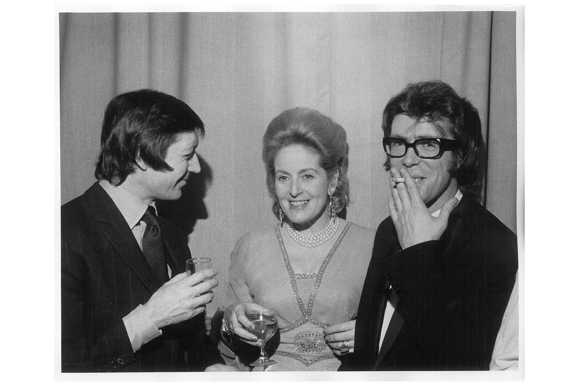 Laverne Meyer (right) at the Company’s first gala in December 1969, held to fundraise for the Migraine Trust