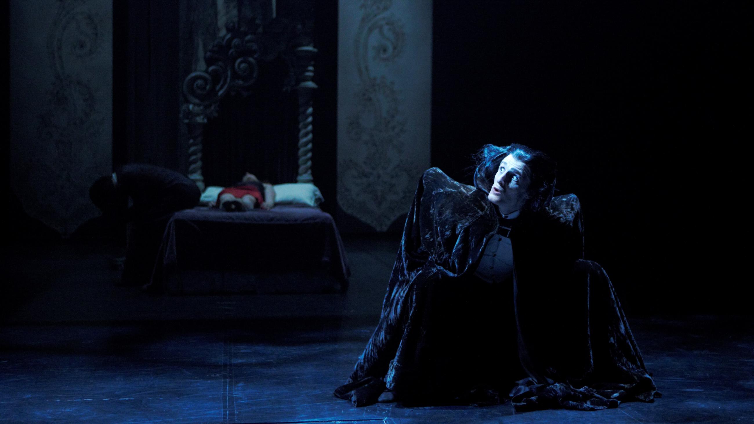 A photo of Northern Ballet dancer Christopher Hinton-Lewis in David Nixon OBE's Dracula. Photo Merlin Hendy, 2009.